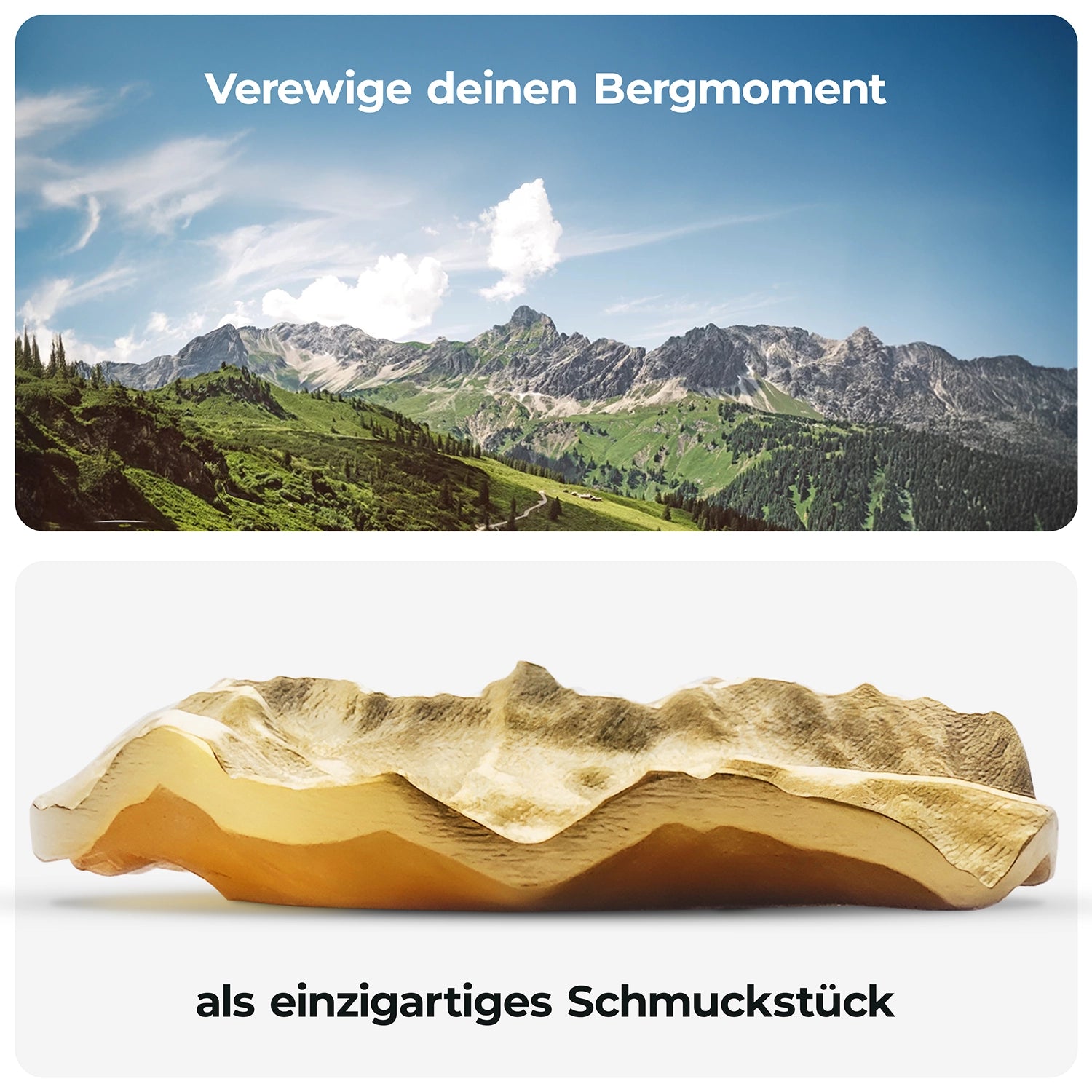 Personalisiertes Bergarmband