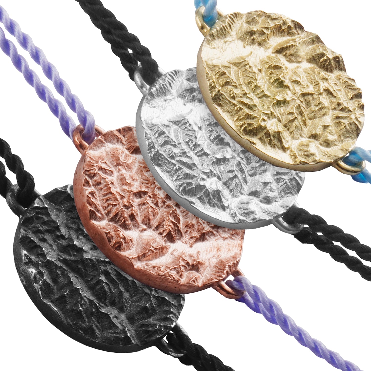 Personalized mountain bracelet